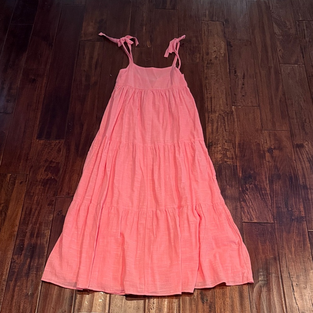 Coral Pink Zara Summer Dress